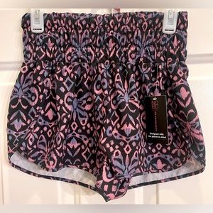 No Boundaries Smocked Stretch Shorts NWT